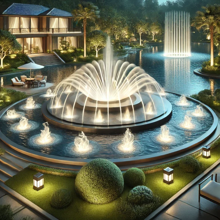 El Uso de Fuentes Flotantes en Proyectos de Paisajismo de Lujo