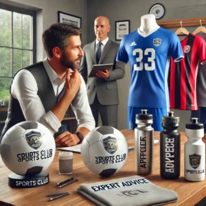 Material deportivo personalizado para clubes: Consejos de expertos